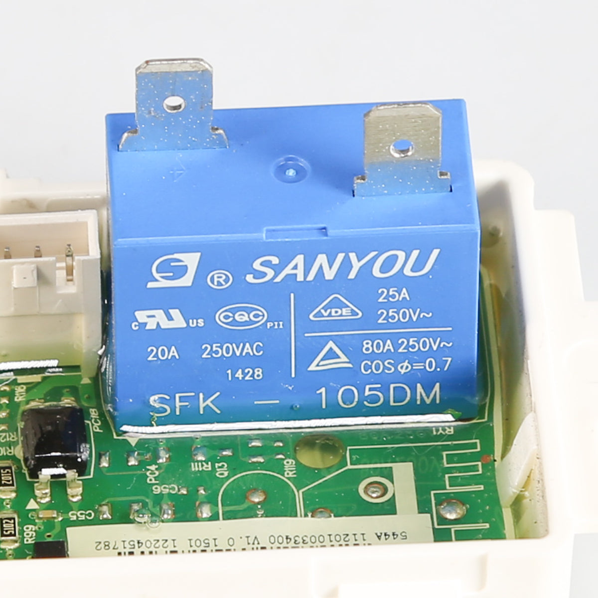 Samsung DC92-00544A Washer Heater Control Board Genuine Original Equipment Manufacturer (OEM) Part