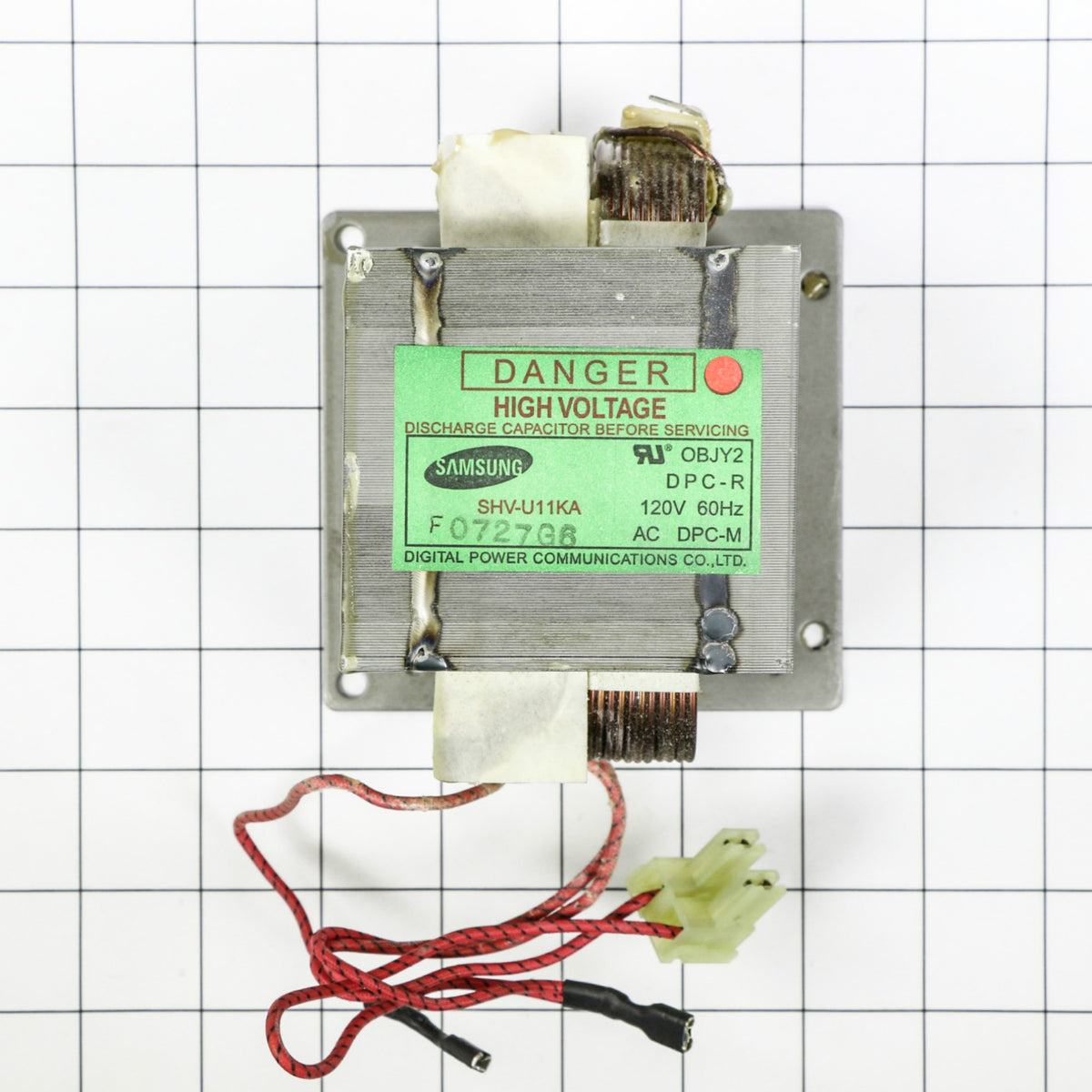 Samsung DE26-00061B Microwave High-Voltage Transformer Genuine Original Equipment Manufacturer (OEM) Part