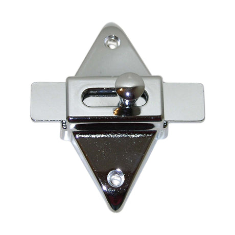 S Parker Hardware 502 Die Cast Zinc Slide Latch, Chrome Plated