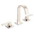 Lura SB-2523-PN Widespread Faucet with Lever Handles