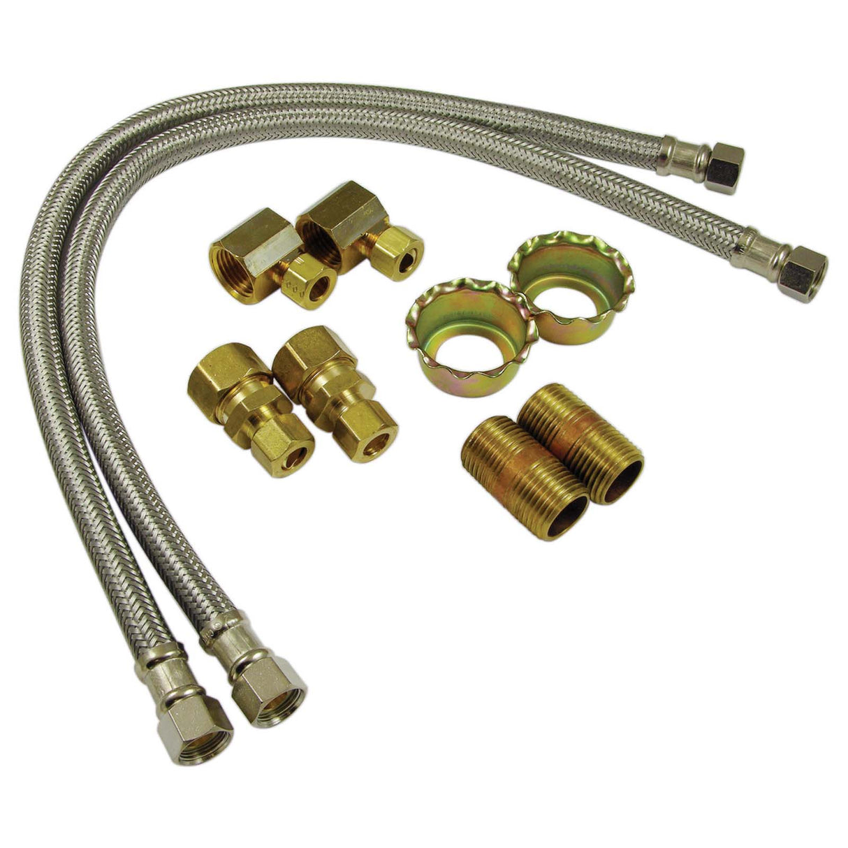 PlumbMaster Approved 90111NL No-Lead Commercial Faucet Installation Supply Kit