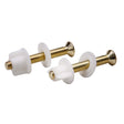 PlumbMaster Approved 88653 Toilet Seat Hinge Bolt, 7/16", Brass Plated