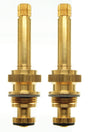 PlumbMaster Approved 11033 Position Number 100 Right Hand Hot & Left Hand Cold Stem with Bonnet (Pair) For Union Brass Bath Faucets