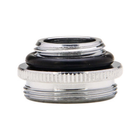 PlumbMaster Approved 36118BNL Nickel Plated Brass No-Lead Aerator Adapter, 3/8" x 55/64-27 TPI