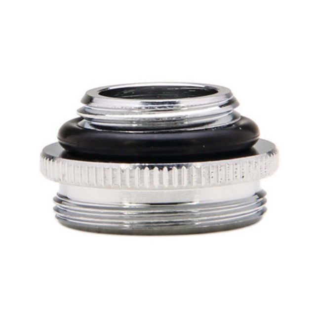 PlumbMaster Approved 36118BNL Nickel Plated Brass No-Lead Aerator Adapter, 3/8" x 55/64-27 TPI