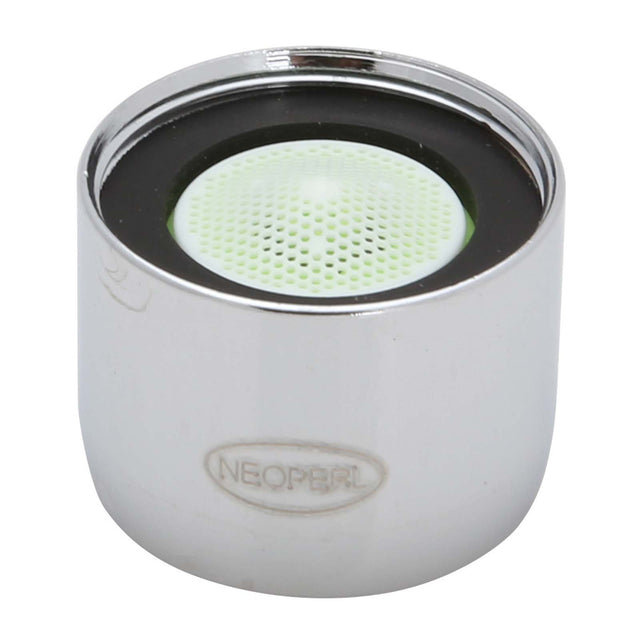 Neoperl 5020403 Bottom Air Inlet Pressure Compensating Spray Tube Aerator, 0.5 gpm, 55/64" Female Thread, Chrome