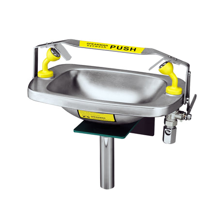 Select Series SE-505 Eyewash Stainless Steel Bowl Wall Mount System