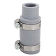 Fernco DWC-100 1" x 1/2" PVC Dish Washer Drain Adapter Gray
