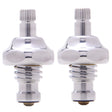 PlumbMaster Approved 10853 St-9x Wb Right Hand Hot & Left Hand Cold Stem with Bonnet (Pair) For American Standard Old Style Faucets