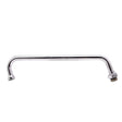 T&S 064XM Brass Tubular Swing Nozzle with B-PT Stream Regulator Outlet, 16" Reach, 5-13/16" H, Chrome Plated
