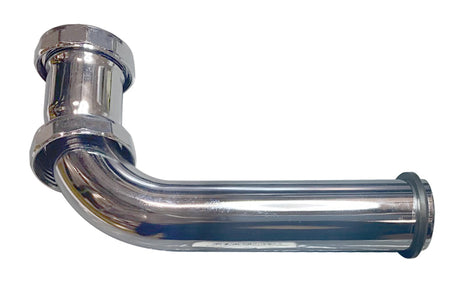 PlumbMaster Approved 2970020 1-1/4" x 6" Slip Joint Elbow, Chrome Plated