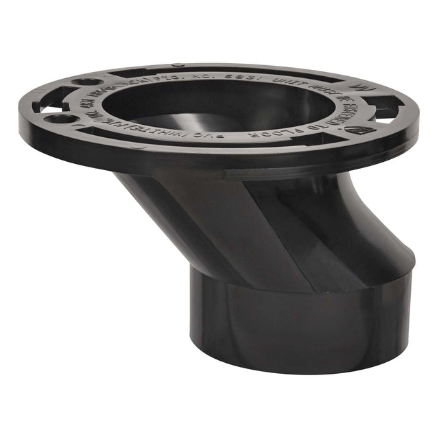 IPS Corp 86185 5831 Offset Closet Flange, 3" ID x 4" OD, ABS
