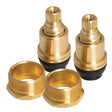 PlumbMaster Approved 10890 Right Hand Hot and Cold Stem with Locknut (Pair) for American Standard Aquaseal