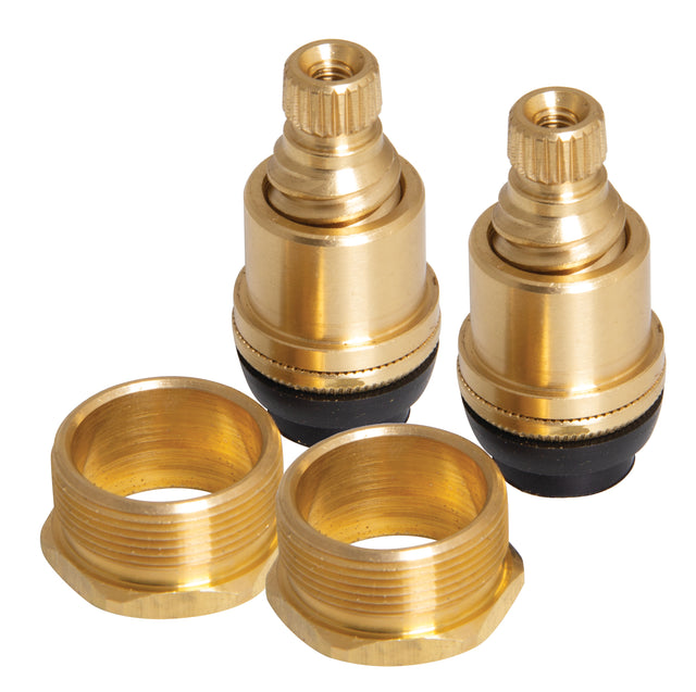 PlumbMaster Approved 10890 Right Hand Hot and Cold Stem with Locknut (Pair) for American Standard Aquaseal