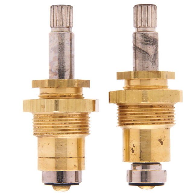 PlumbMaster Approved 10261 Right Hand Hot and Left Hand Cold Stem with Bonnets (Pair) for Eljer