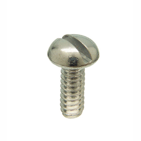 PlumbMaster Approved 35139 Solid Brass Bibb Screw, Chrome Plated, #6-32