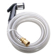 PlumbMaster Approved 51052W Black Spray Head with Hose and Adapter , 1/8" MIP x 1/4" FIP