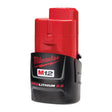 Milwaukee M12 Redlithium 2.0 48-11-2420 Compact Battery Pack, 12 V