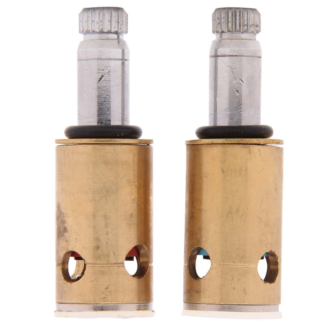 PlumbMaster Approved 10432NL Right Hand Hot and Left Hand Hot Stem with Barrels and Molded Plungers for Kohler Kitchen Faucet