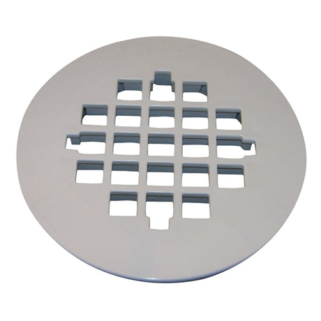 Oatey 42136 4-1/2" Plastic Snap-In Style Casper Shower Drain Strainer (Retail)