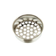 PlumbMaster Approved 36418 1-31/64 x 1/2" Chrome Plated Metal Shallow Basket Cup Strainer (Bagged)