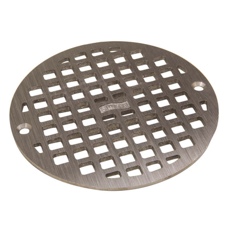 JAY R. SMITH A05NBG 4-3/4" OD Bronze Round Floor Drain Grate Nickel