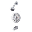 Symmons S-9602 Temptrol Single Handle Pressure Balanced Tub & Shower, Polished Chrome