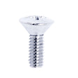 PlumbMaster Approved 23887 Screw, Chrome, #8-32 x 1/2", Oval Head