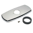 Sloan ETF-607-A Brass Trim Plate for 4" Centerset Optima Plus Lavatory Sensor Faucets Chrome