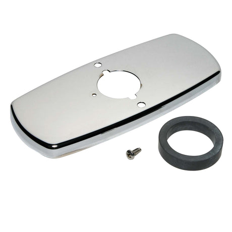 Sloan ETF-607-A Brass Trim Plate for 4" Centerset Optima Plus Lavatory Sensor Faucets Chrome