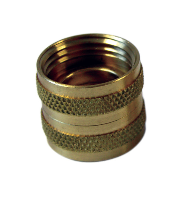 PlumbMaster Approved 52159B 3/4" FHT Swivel x FHT Swivel Brass Garden Hose Connector