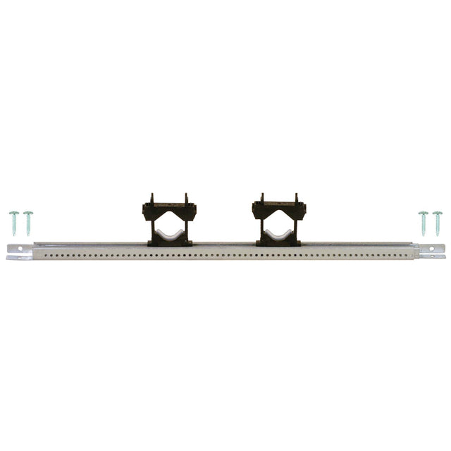 Sioux Chief PowerBar 523-2424 Zinc-Plated 20 ga Steel Universal Bracketing System with 1 Bracket, 2 Clamps and 4 Screws