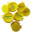 Repair Part RPG07-0104 Yellow Flip Caps for Eyewash - 20 Pack