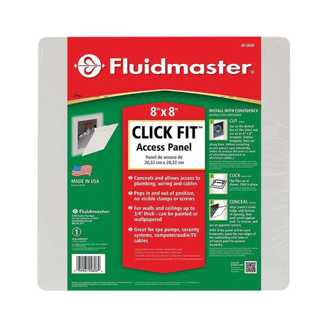 Fluidmaster ClickFIT AP-0808 Polystryene Access Panel, 8 x 8"