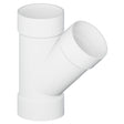 Tigre 36-6558 4" Hub PVC Pipe Wye 45° White