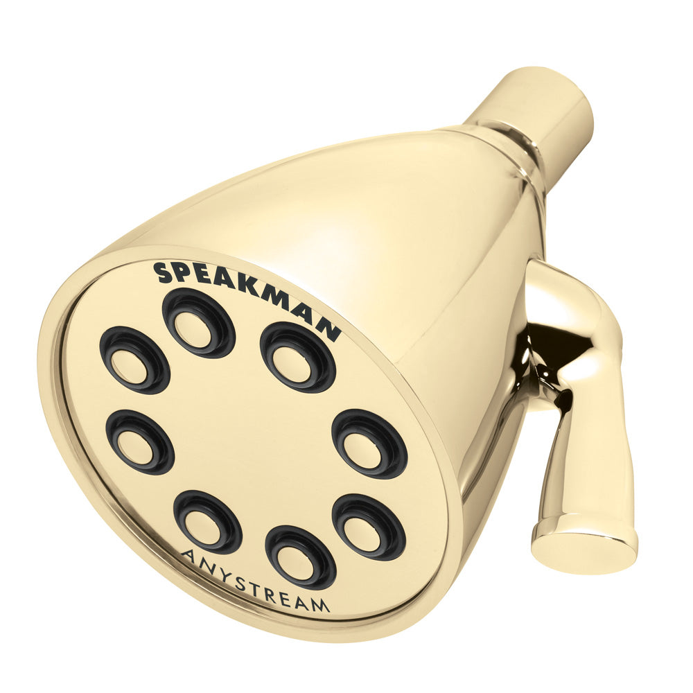 Speakman Icon S-2251-PB Shower Head Polished Brass Finish - 2.5 GPM