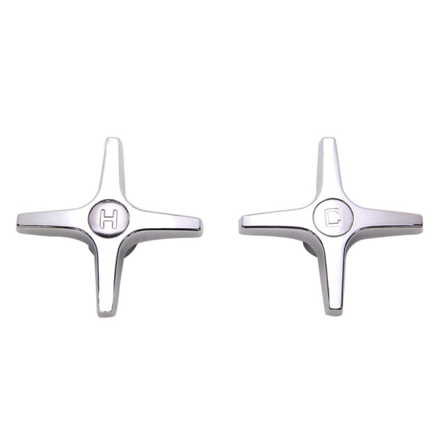 PlumbMaster Approved 80835 Ready Fit Hot & Cold Cross Arm Replacement Handle (Pair)