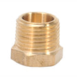 PlumbMaster Approved 83156NL 1/2" MIP Brass Hex Head Plug