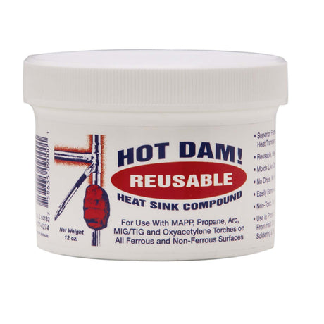PlumbMaster Approved 97277 Red Hot Dam Heat Stopper, 3/4 lb