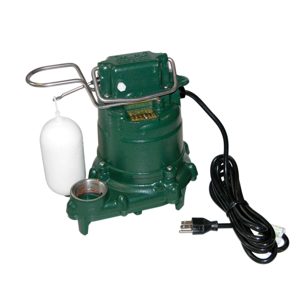 Mighty-Mate M53 Shaded Pole Sump Pump without Variable Level Float Switch, 3/10 HP, 9 ft Cord