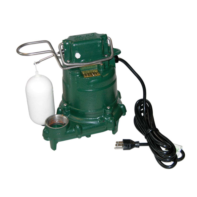 Mighty-Mate M53 Shaded Pole Sump Pump without Variable Level Float Switch, 3/10 HP, 9 ft Cord