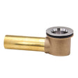 PlumbMaster Approved 50965 1-1/2" ID x 2-13/16" OD 11-1/2 TPI Heavy Gauge Brass Bath Waste Shoe