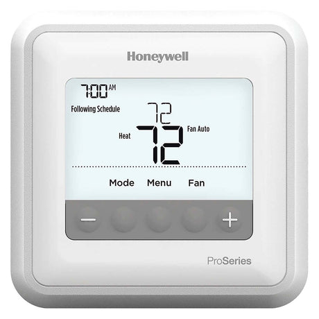 Honeywell T4 Pro Thermostat, 1H/1C Heat Pump