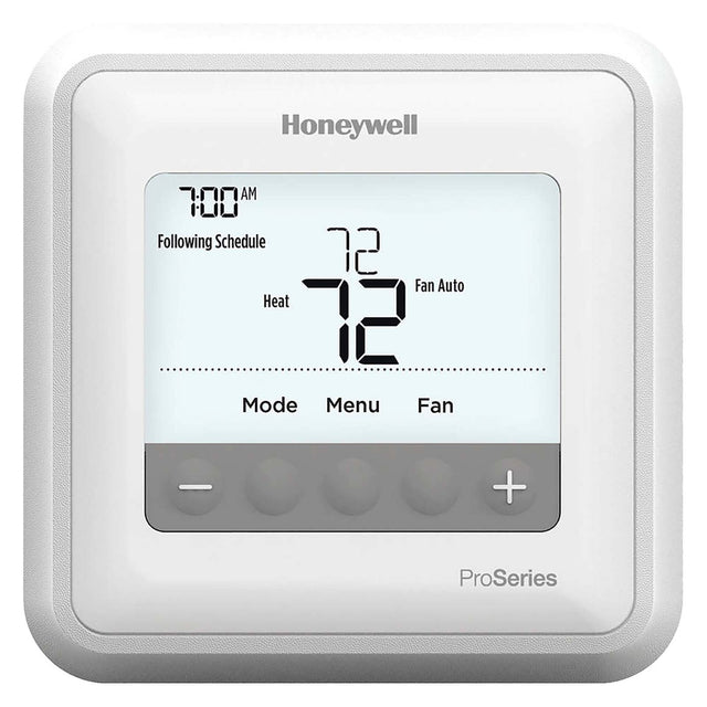 Honeywell T4 Pro Thermostat, 1H/1C Heat Pump