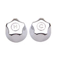 PlumbMaster Approved 24137 9ho Chrome Metal Hot and Cold Handle Pak without Bushing