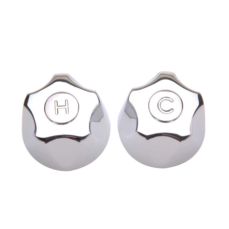 PlumbMaster Approved 24137 9ho Chrome Metal Hot and Cold Handle Pak without Bushing