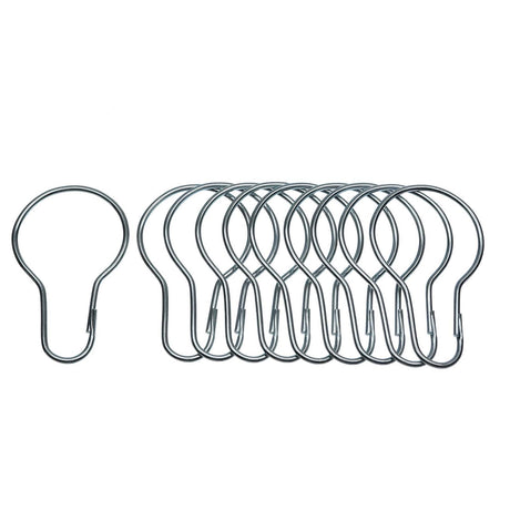 PlumbMaster Approved 36329 Zinc Chromate Shower Curtain Ring (Bagged) for Standard 1" Diameter Shower Rods