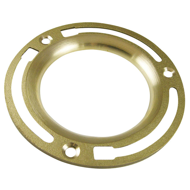 PlumbMaster Approved 94214 Cast Brass Floor Flange, 4"