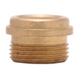 PlumbMaster Approved 30005NL 0572LF #6 No-Lead Plain Brass Bibb Seat (Bulk) For Central Brass, 9/16 - 27 TPI