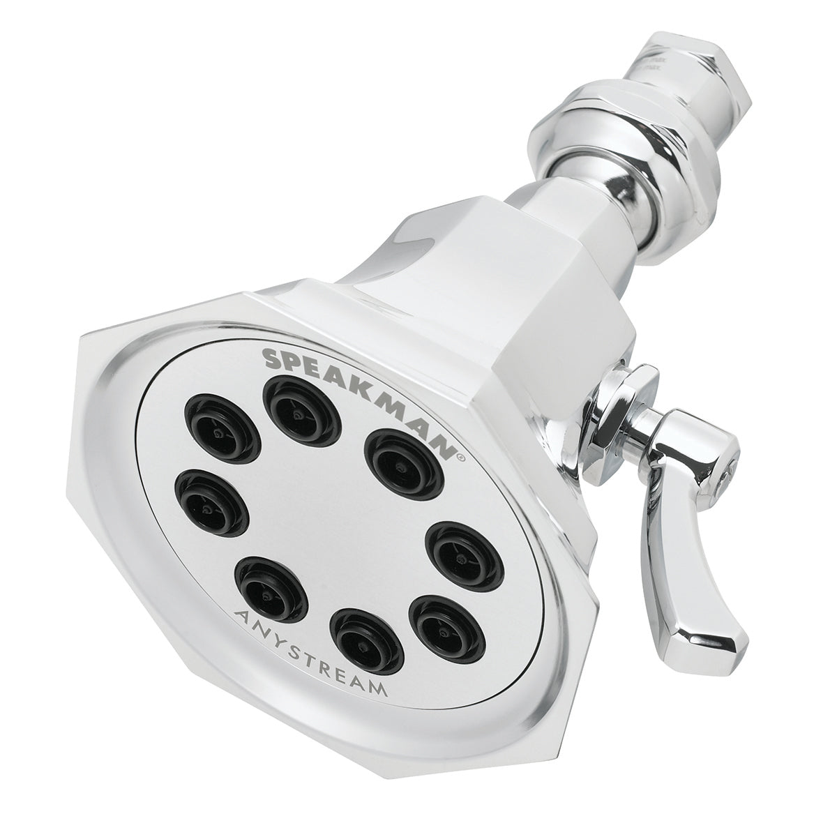 Speakman Vintage S-3019-E2 8-Jet Low Flow Shower Head Polished Chrome Finish - 2.0 GPM